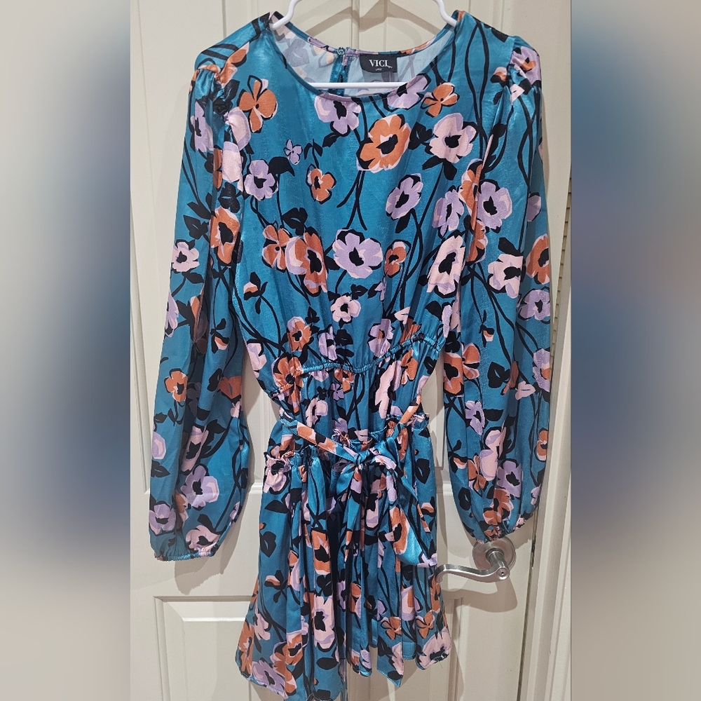 Floral Long Sleeve Dress